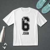 Funny Matching Number 6 Couple Running Custom Name Tシャツ