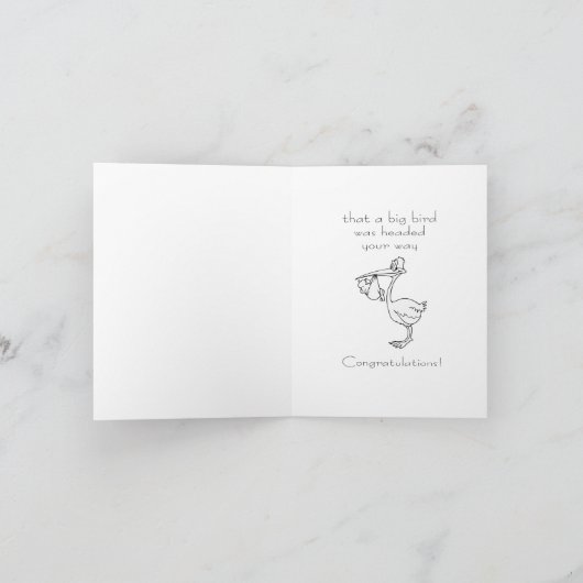 funny maternity カード (内部)