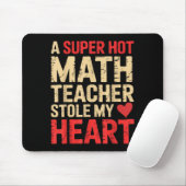 Funny Math A Super Hot Math Teacher Stole My Heart マウスパッド (マウス)