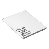 Funny Math/Algebra Quote - I'd have x dollars ノートパッド (アングル)