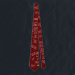 Funny Math Collection Tie - Red All Over Print ネクタイ<br><div class="desc">Funny Math Tie - in Blackboard black</div>