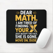 Funny Math Design For Boys Girls Math Teachers Men マウスパッド (マウス)