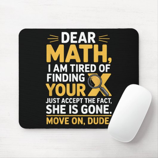 Funny Math Design For Boys Girls Math Teachers Men マウスパッド (マウス)