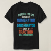 Funny Math Design For Teacher Student  Tシャツ (デザイン正面)