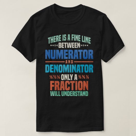 Funny Math Design For Teacher Student  Tシャツ (デザイン正面)