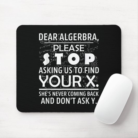 Funny Math For Math Lovers Nerd Nerdy Hilarious De マウスパッド (マウス)