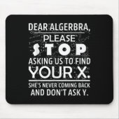 Funny Math For Math Lovers Nerd Nerdy Hilarious De マウスパッド (正面)