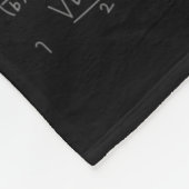 Funny Math Geek 50 Years Old 50th Birthday Integra フリースブランケット (角)