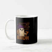 Funny Math Ghost 67 Bruh Halloween Meme Teacher Eq コーヒーマグカップ (左)