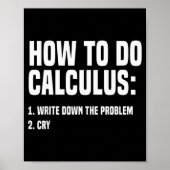 Funny Math How To Do Calculus Funny Algebra  ポスター (正面)