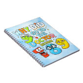 Funny Math Joke Numbers Notebook for Kids ノートブック (右側)