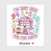 Funny Math Joke Numbers Sticker for Kids シール (シート)