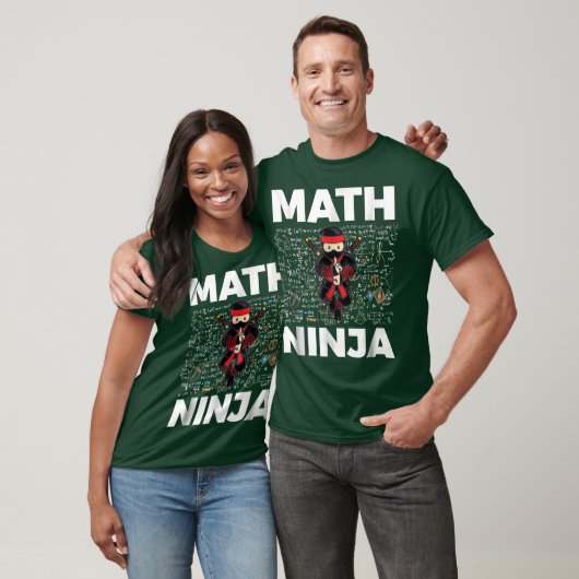 Funny Math Ninja For Mathematicseacher Student fri Tシャツ (ユニセックス)