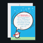 Funny Math Problem Middle Age Birthday Card<br><div class="desc">Let this whimsical cute Penguin bring a smile to someone you love on their Birthday. With a silly - zany math problem that reflects the craziness that defines Middle Age. Includes best wishes for hopes of a Happy Healthy Birthday on the reverse. After all, the best gift is the gift...</div>