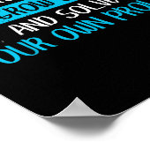 Funny Math Quote Back To School Girls Boys Teens ポスター (角)