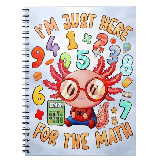 Funny Math Quote Notebook for Kids ノートブック (正面)