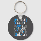 Funny Math Rules Pemdas Pun Teachers Math Day  キーホルダー (正面)