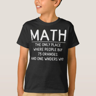 Funny Math science school nerd Tシャツ