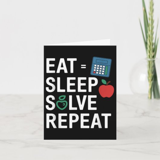 Funny Math Teacher Algebra Cl Back To School  カード (正面)