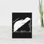 Funny Math Teacher,funny Hiptenuse,geometry Teache カード (正面)