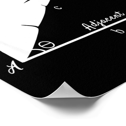 Funny Math Teacher,funny Hiptenuse,geometry Teache ポスター (角)