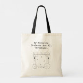 Funny Math Teacher Humor | Variable Students トートバッグ (裏面)
