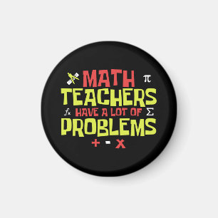 Funny Math Teacher   Math Joke マグネット