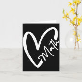 Funny Mathematician Teacher Kids Physicist I Love  カード (黄色い花)