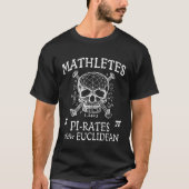 Funny Mathlete Pi Day 3.14 Math Teacher Pirates of Tシャツ (正面)