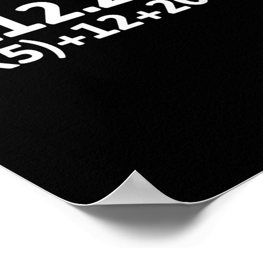 Funny Maths 67 Christmas Meme Teachers Students Sc ポスター (角)