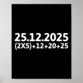 Funny Maths 67 Christmas Meme Teachers Students Sc ポスター (正面)