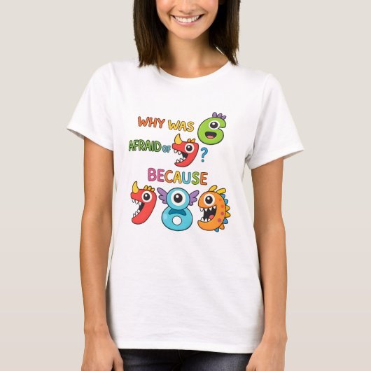 Funny Maths 7 8 9 T Shirt for Teachers and Schools Tシャツ (正面)