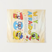 Funny Maths Numbers Joke Poster for Kids タペストリー (正面(横))