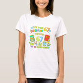 Funny Maths Numbers Joke T Shirt for Kids Tシャツ (正面)