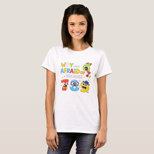 Funny Maths Numbers Joke T Shirt for Kids Tシャツ (正面フル)