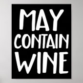 Funny May Contain Wine  ポスター (正面)