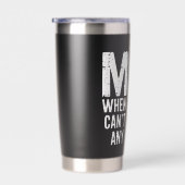 Funny MBA Master Degree Graduation Day 保温保冷タンブラー (右面)