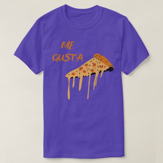 Funny Me Gusta Pizza Meme Joke Quote, Food Lover G Tシャツ (デザイン正面)
