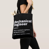 Funny Mechanical Engineer Definition Engineering トートバッグ (クローズアップ)