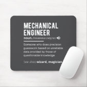 Funny Mechanical Engineer Definition Engineering  マウスパッド (マウス)
