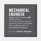 Funny Mechanical Engineer Definition Engineering  マグネット (正面)