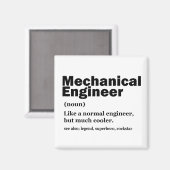 Funny Mechanical Engineer Definition Engineering マグネット (正面/裏面)