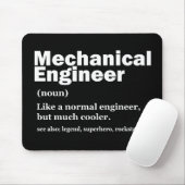 Funny Mechanical Engineer Definition Engineering M マウスパッド (マウス)