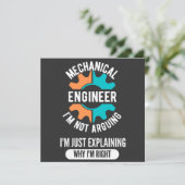 Funny Mechanical Engineer, Mechanical Engineering 招待状 (スタンド正面)