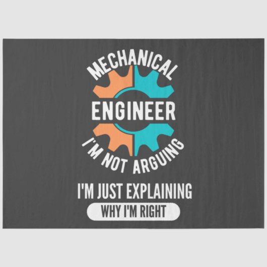 Funny Mechanical Engineer, Mechanical Engineering 薄葉紙 (正面)