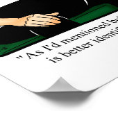 Funny Medical Humor Poster Gift Poison Ivy ポスター (角)