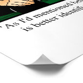 Funny Medical Humor Poster Gift Poison Ivy ポスター (角)