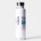 Funny Medical Propofol Label ウォーターボトル (右面)