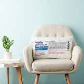 Funny Medical Propofol Label ランバークッション (椅子)