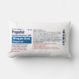 Funny Medical Propofol Label ランバークッション